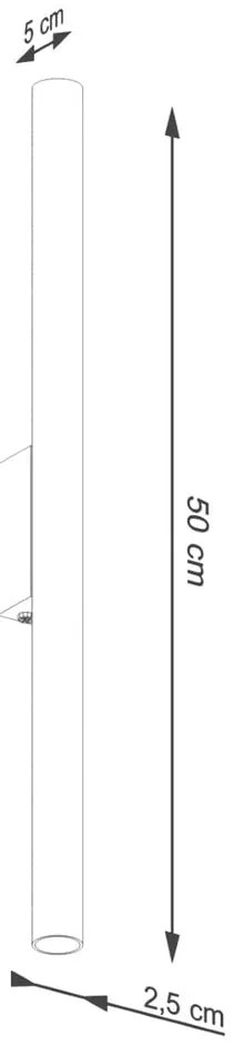 Aplică de perete cărămizie Fideus – Sollux