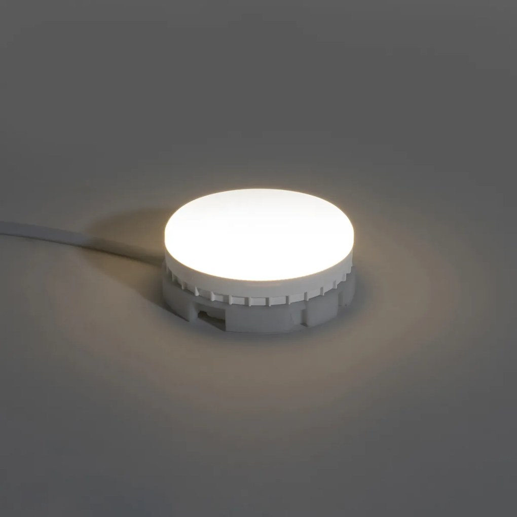 Set de 5 becuri LED GX53 reglabile în 3 trepte 9W 900 lm 3000K