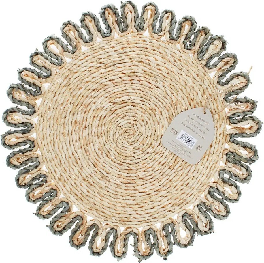 Suport pentru farfurii din coajă de porumb ø 38 cm Corn Husk – Rex London