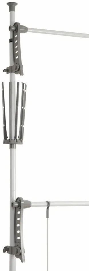 Suport pentru haine Herkules Twin, Wenko, 116 x 165 cm, extensibil, inox/polipropilena