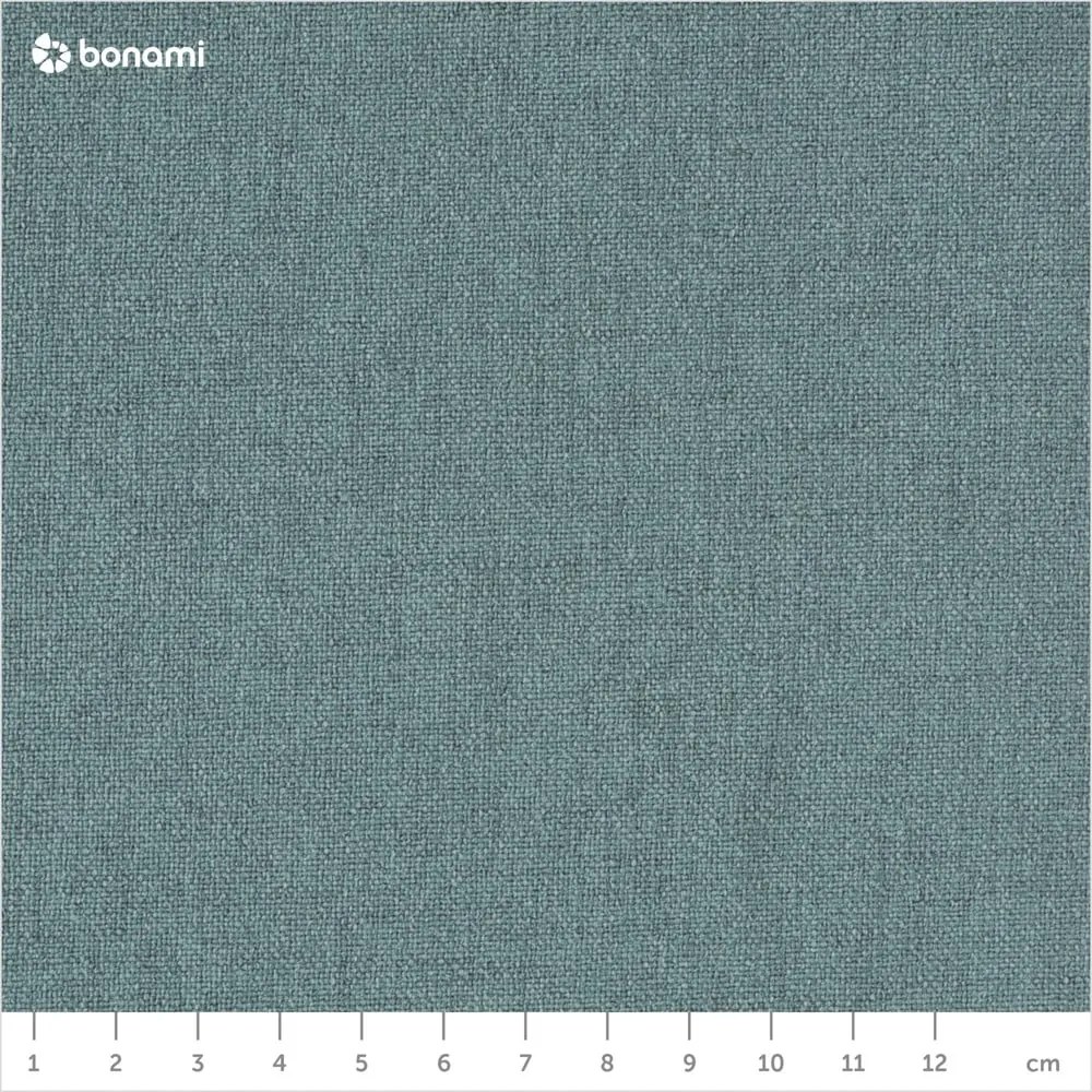 Pat matrimonial albastru prăfuit tapițat fără somieră 160x200 cm Mattis – Meise Möbel