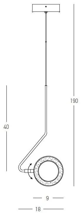 Pendul LED, Lustra suspendata moderna Lord