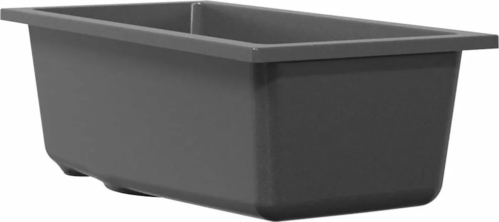 vidaXL Chiuvetă de bucătărie Gri 21 x 44 x 14 cm Granit