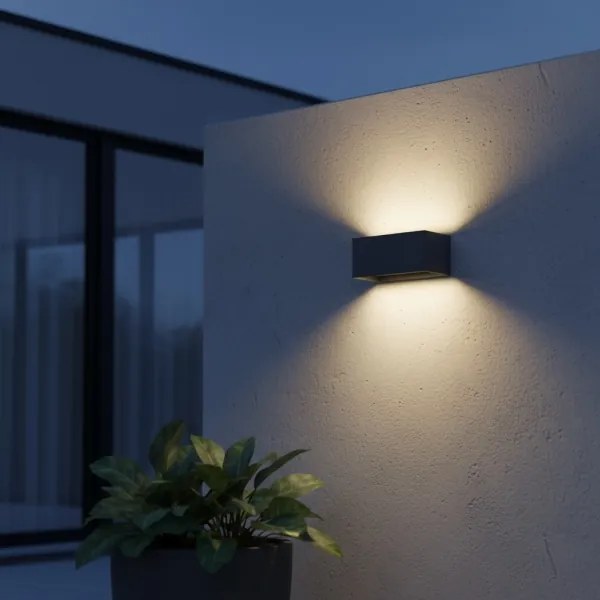 Aplică LED de exterior Ideal Lux ATOM LED/25W/230V IP54 antracit