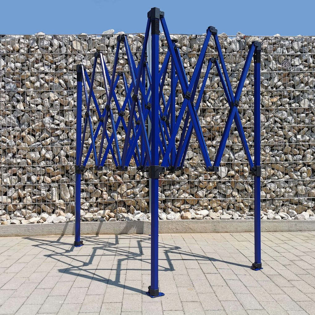 Pavilion de grădină 2x3m - fara 3 pereti - Alb