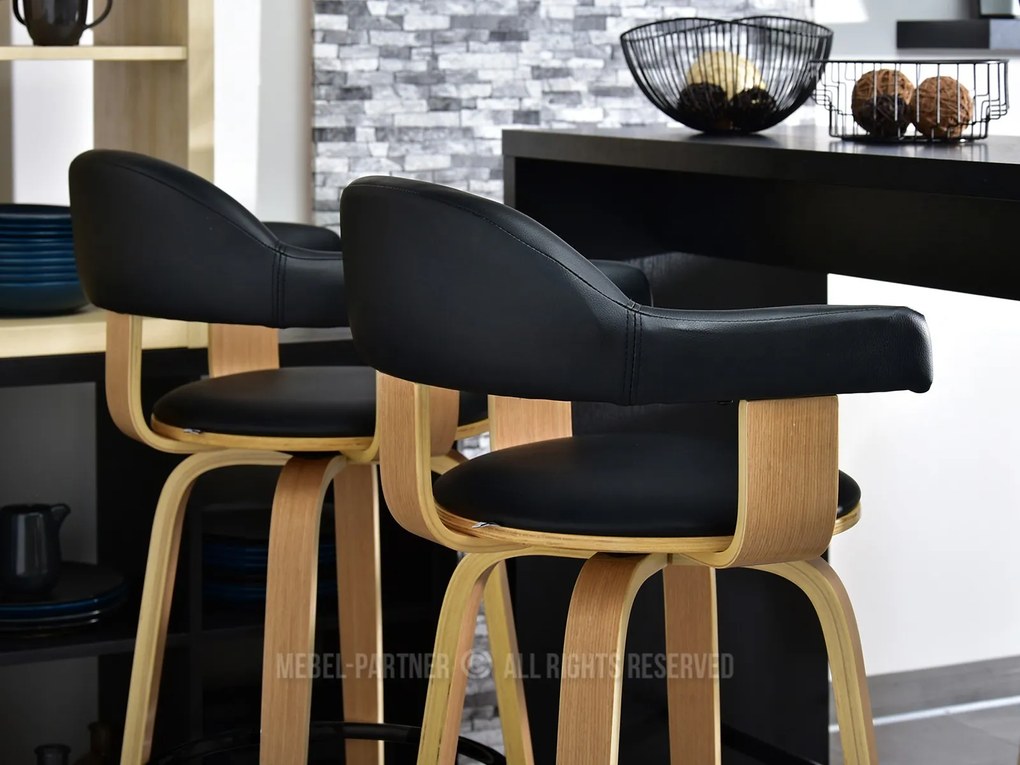 Scaun Herbert (stejar negru). Promo -12%. 1110591
