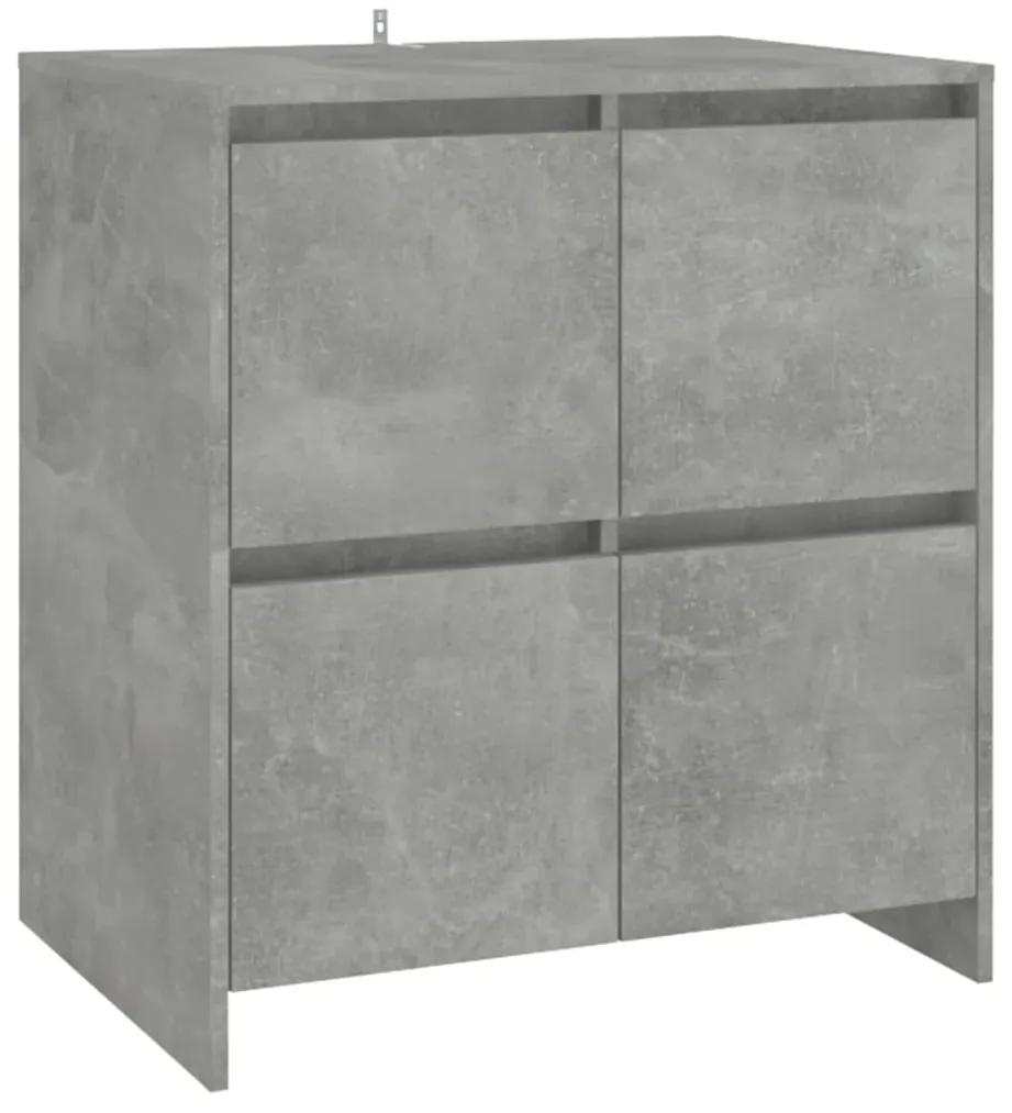 Servanta, gri beton, 70x41x75 cm, PAL 1, Gri beton