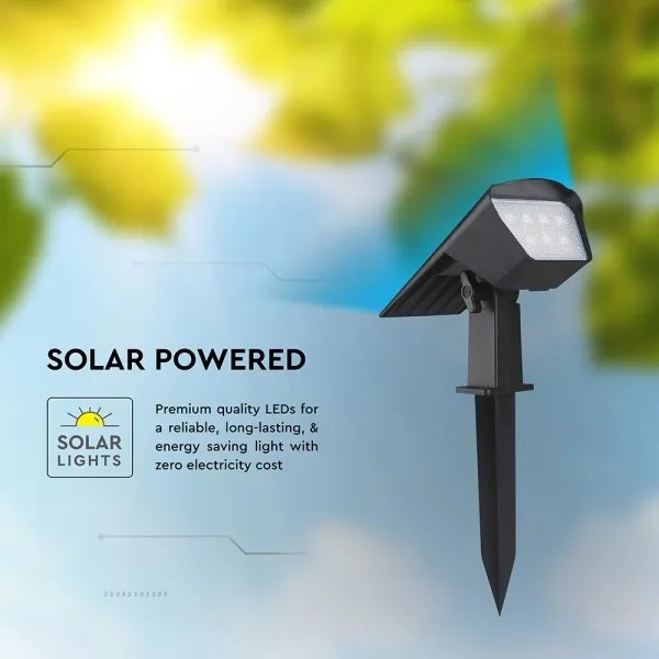 Lampă solară LED 2 în 1 LED/1,3W/3,7V 3000/4000/6400K IP65 1200 mAh