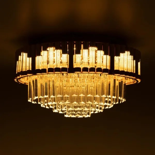 BRILAGI - Plafonieră LED reglabilă CROWN LED/41W/230V Ø 48 cm aurie + telecomandă