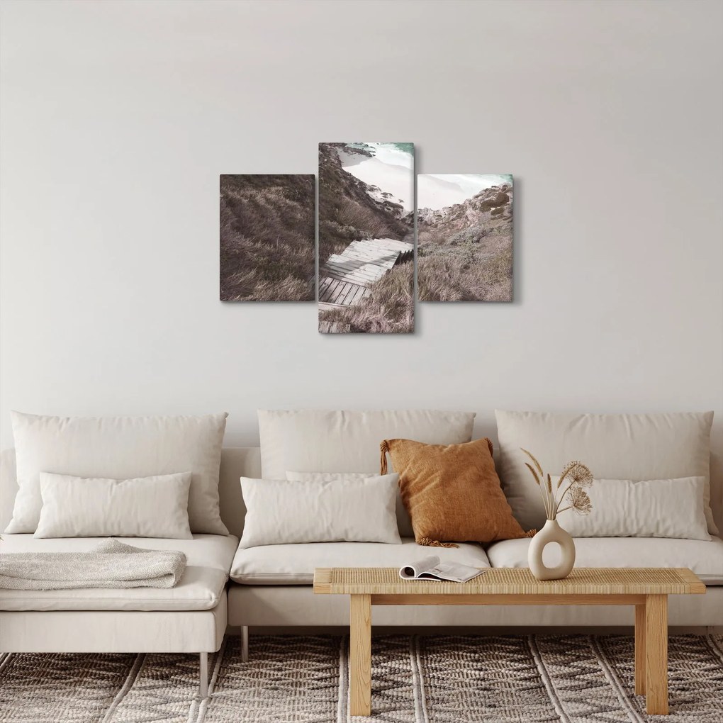Tablou - Călătorie spre Marea de Smarald (90x60 cm)