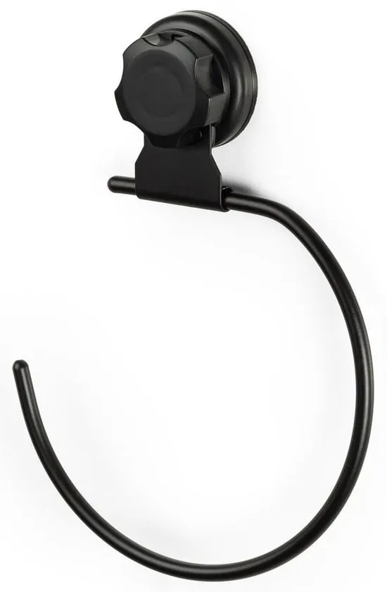 Suport autoadeziv pentru prosoape Compactor Bestlock Black, negru