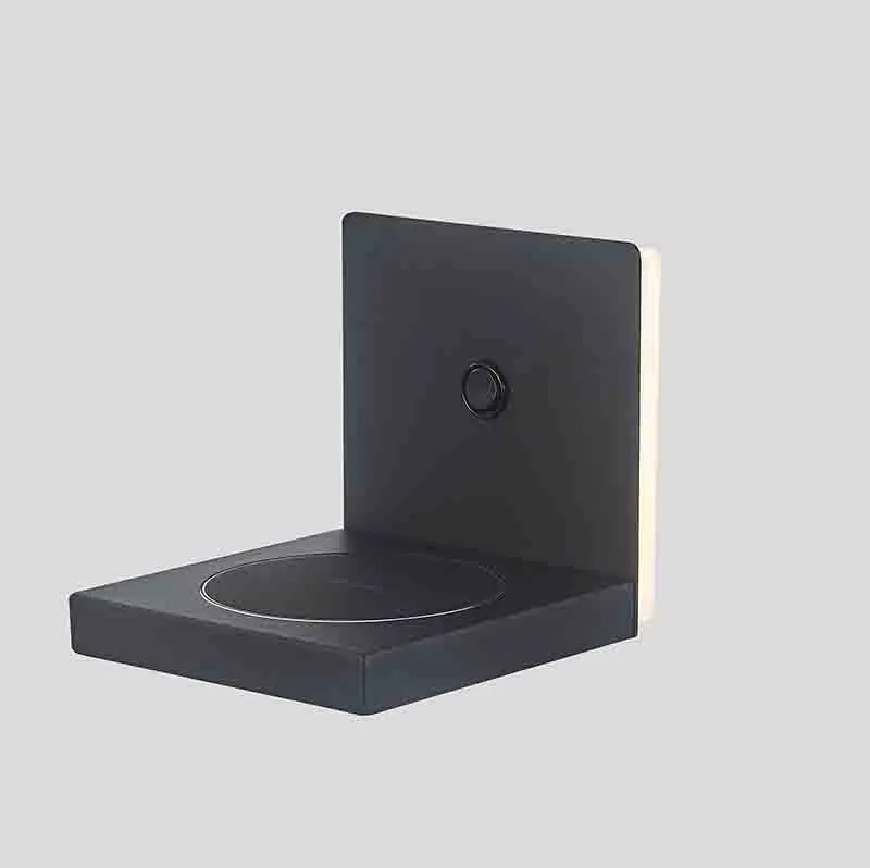 Aplica LED, incarcator wireless ZANZIBAR negru