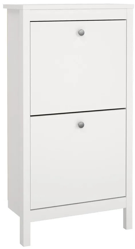 Suport pentru pantofi Real îngust, alb