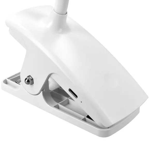 Lampă LED flexibilă dimabilă cu clemă Solight WO3001-W LED/2W/5V 3000/4000/6500K alb