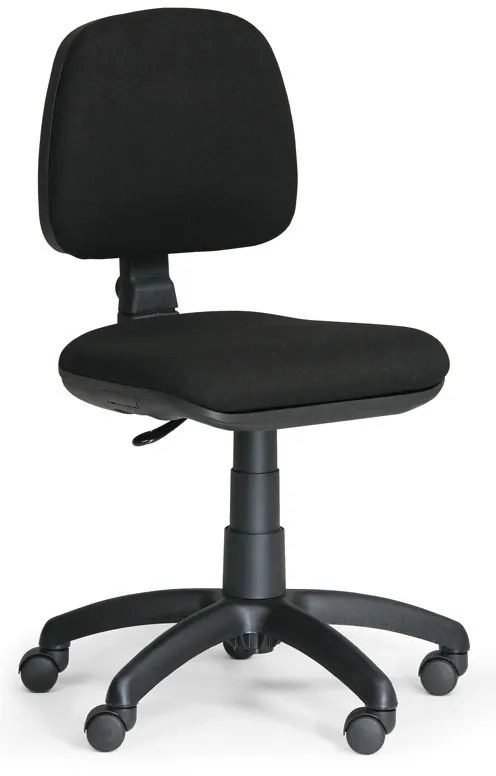 Scaun de lucru Milano fără cotiere, negru