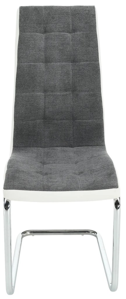 Scaun de sufragerie Santa new (gri închis + alb). 772783