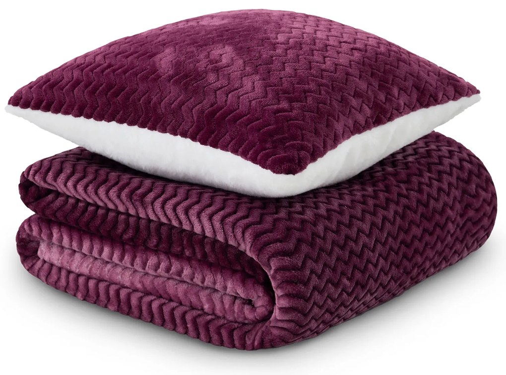 Setul Dormeo Warm Hug Ombre Lila