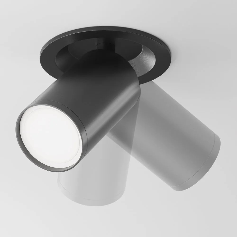 Spot incastrabil design tehnic Focus S negru