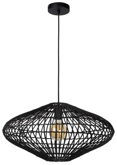 Lustră pe cablu MAGALI 1xE27/40W/230V neagă Lucide 03435/56/30