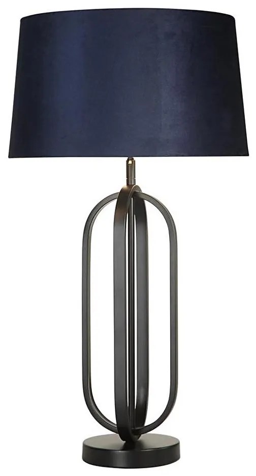 Searchlight EU91101AZ - Lampă de masă CHIC 1xE27/60W/230V, albastră