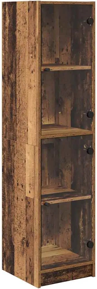 vidaXL Bufet Lemn Vechi 35 x 37 x 142 cm Lemn compozit