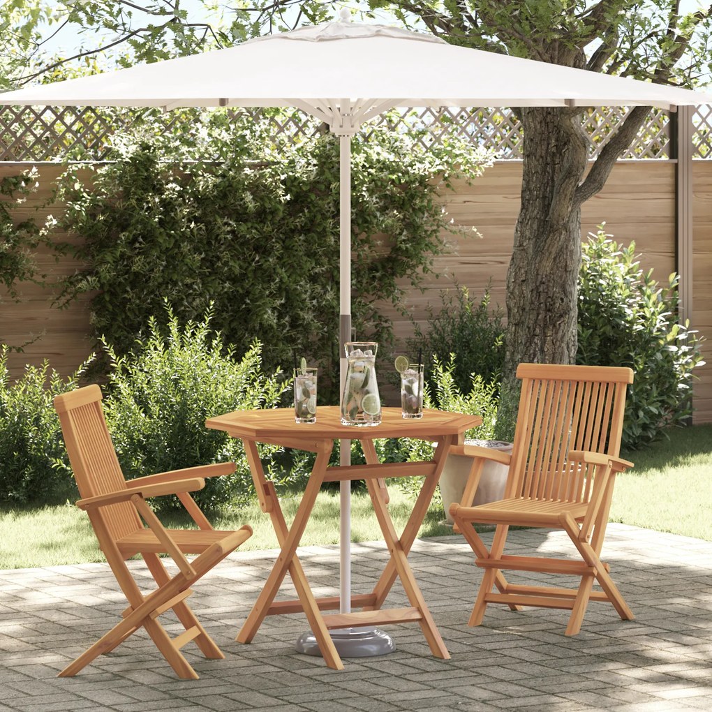 vidaXL Set Bistro Grădină 3 Piese Lemn Solid Acacia