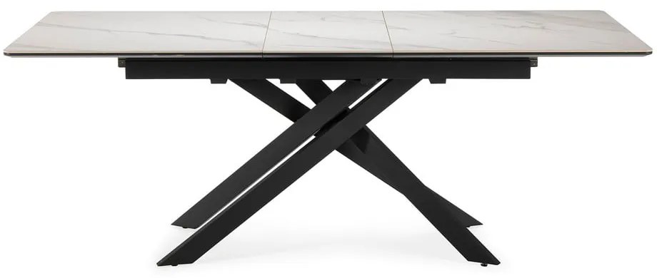 Masă de dining extensibilă cu blat ceramic cu blat suplimentar 89,5x160 cm Belma – Marckeric