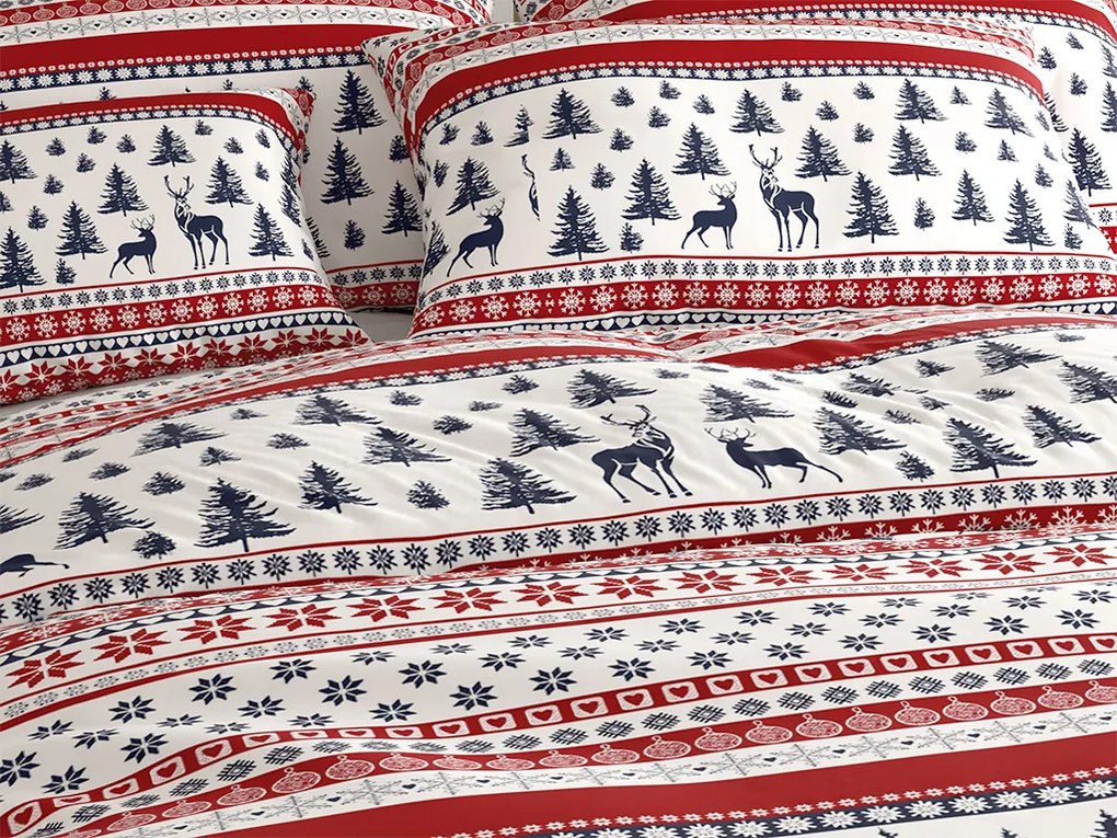 Lenjerie de pat din microfibra TWINKLE CHRISTMAS colorat Dimensiune lenjerie de pat: 2 buc 70 x 90 cm | 200 x 220 cm