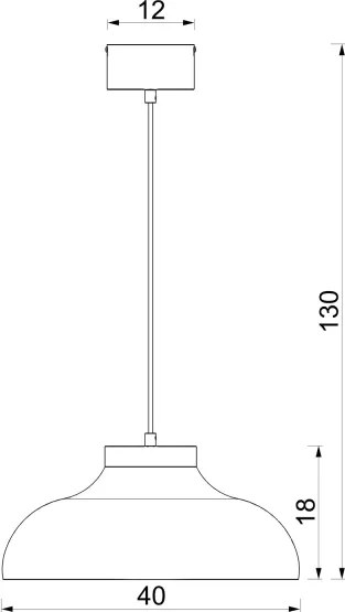 Lustră pe cablu BASCA 1xE27/15W/230V crem/vișiniu
