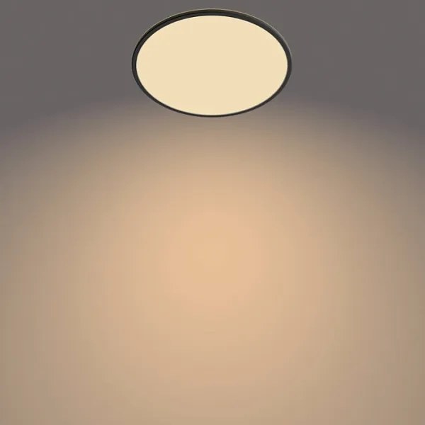 Plafonieră LED dimabilă pentru baie SUPERSLIM LED/15W/230V IP54 negru Philips