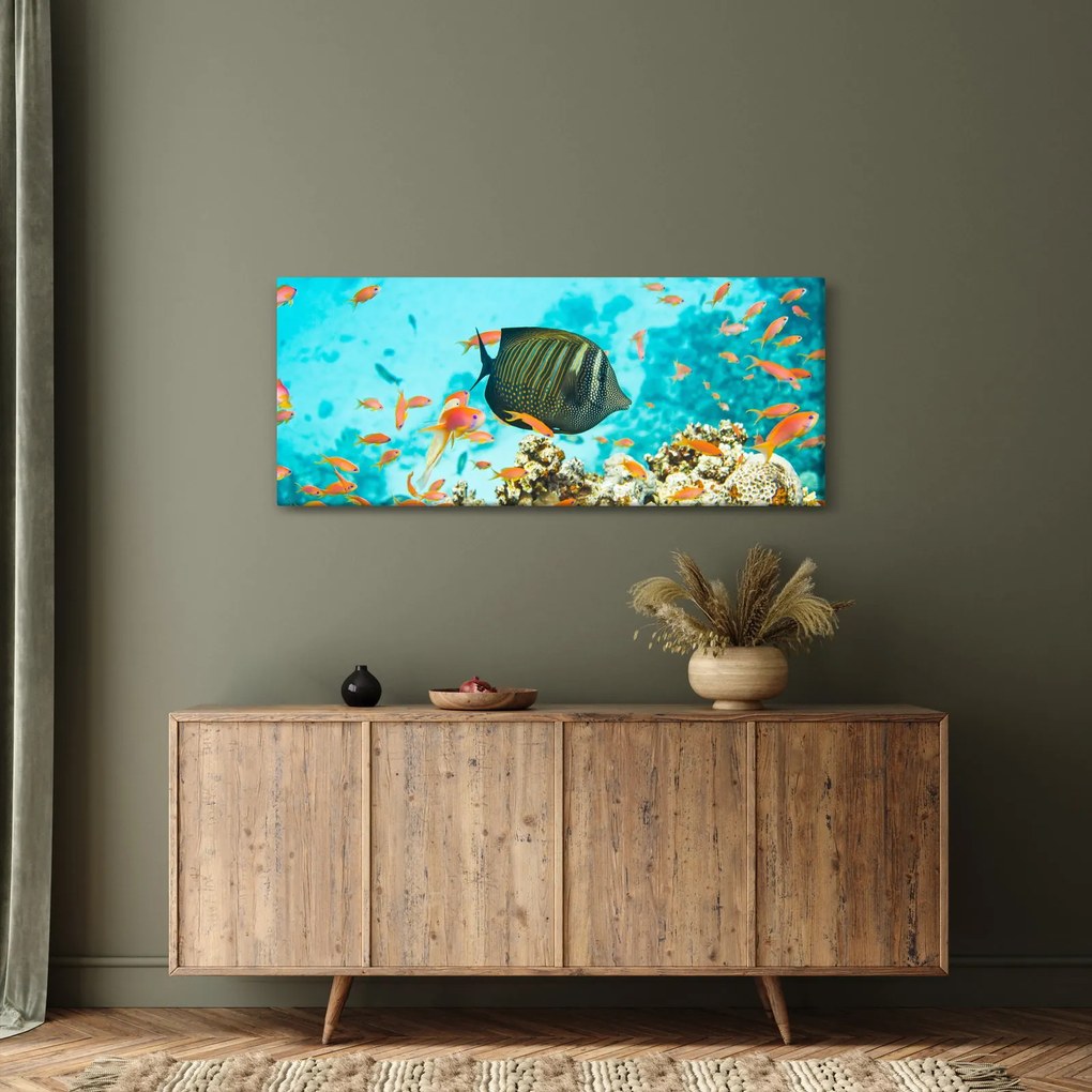 Tablou lumii submarine (120x50 cm)