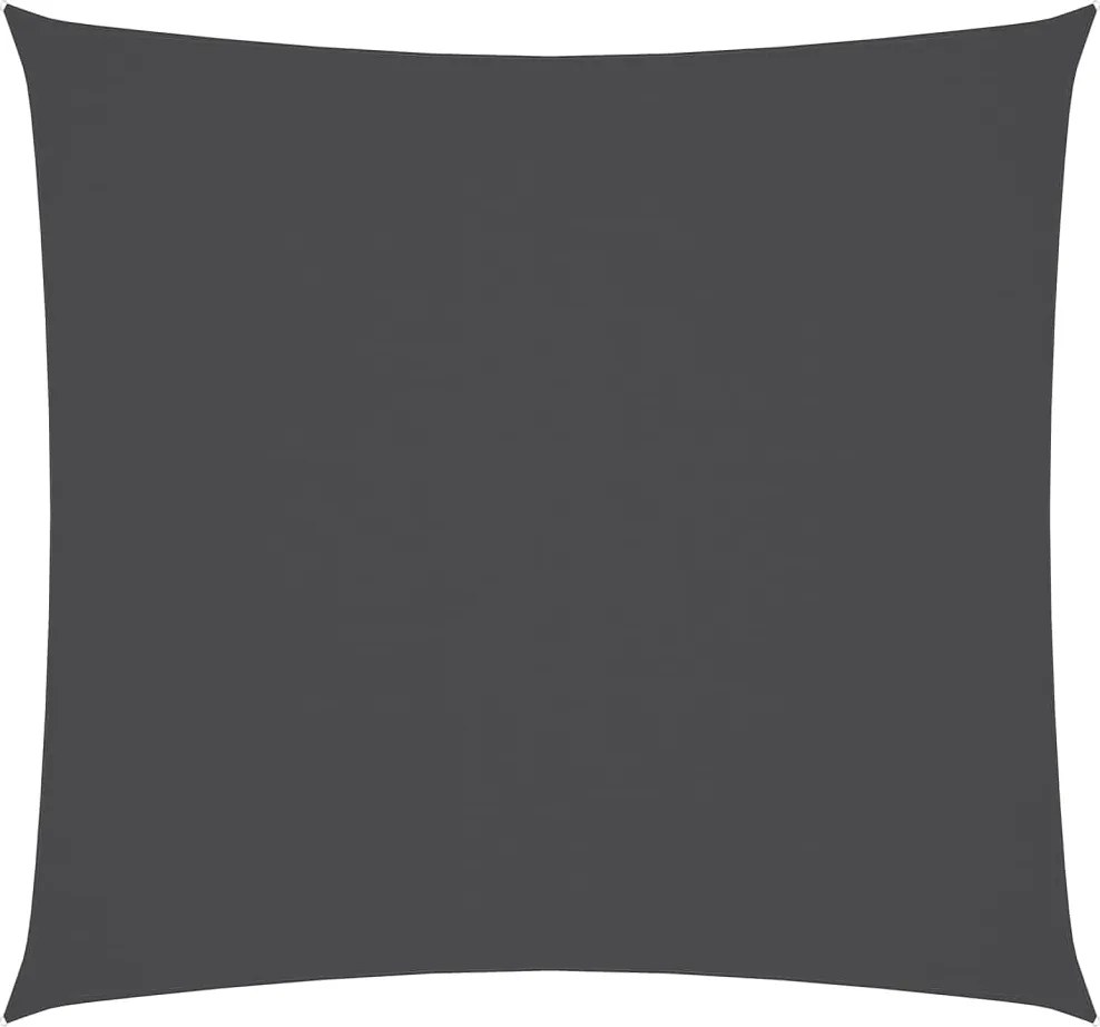 vidaXL Pânză parasolar, antracit, 6x6 m, țesătură oxford, pătrat