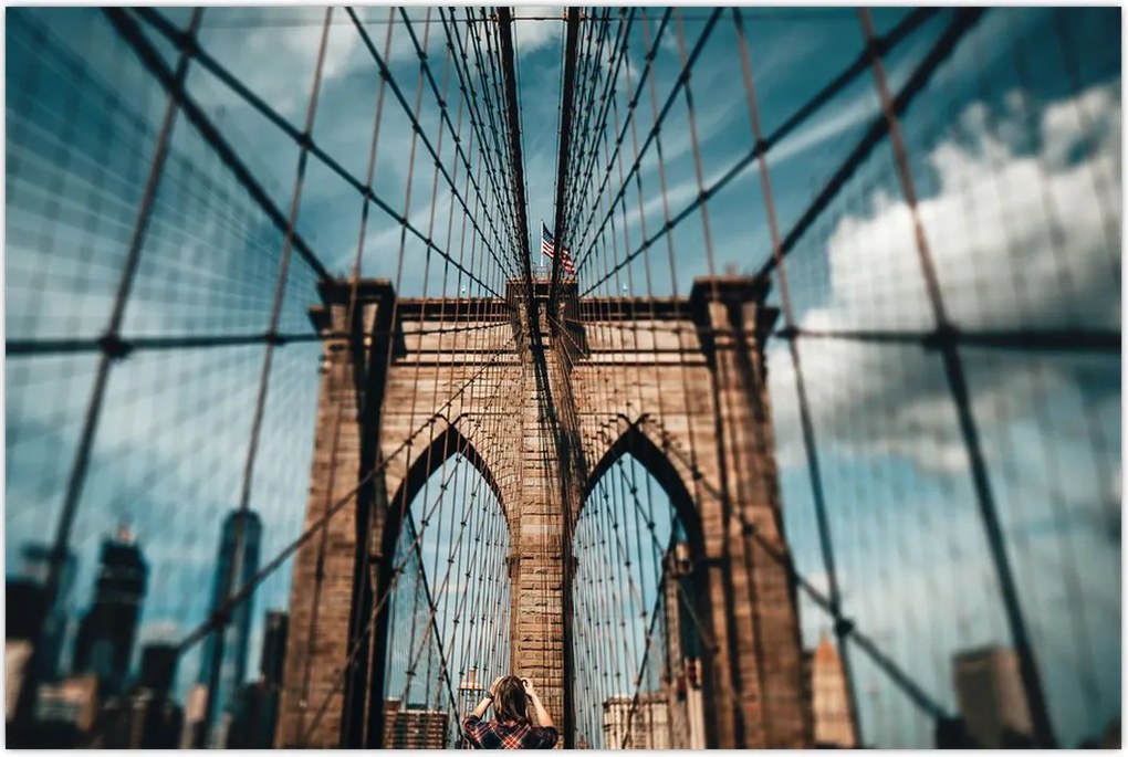 Tablou - Podul din Brooklin (90x60 cm)