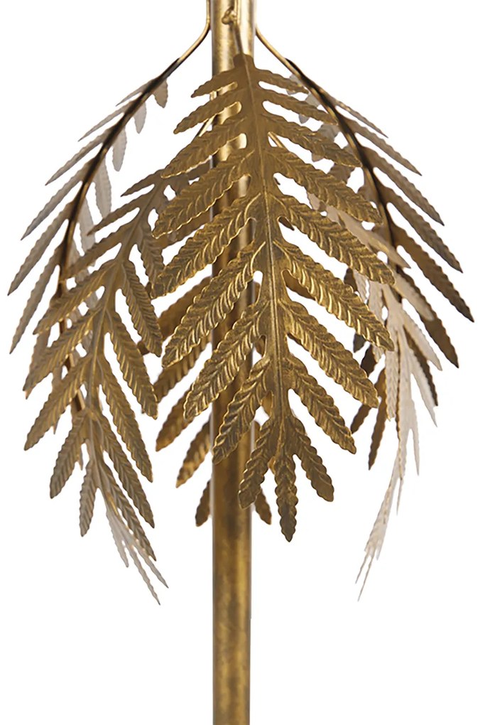 Lampă de podea inteligentă aurie 145 cm cu abajur verde, inclusiv Wi-Fi A60 - Botanica