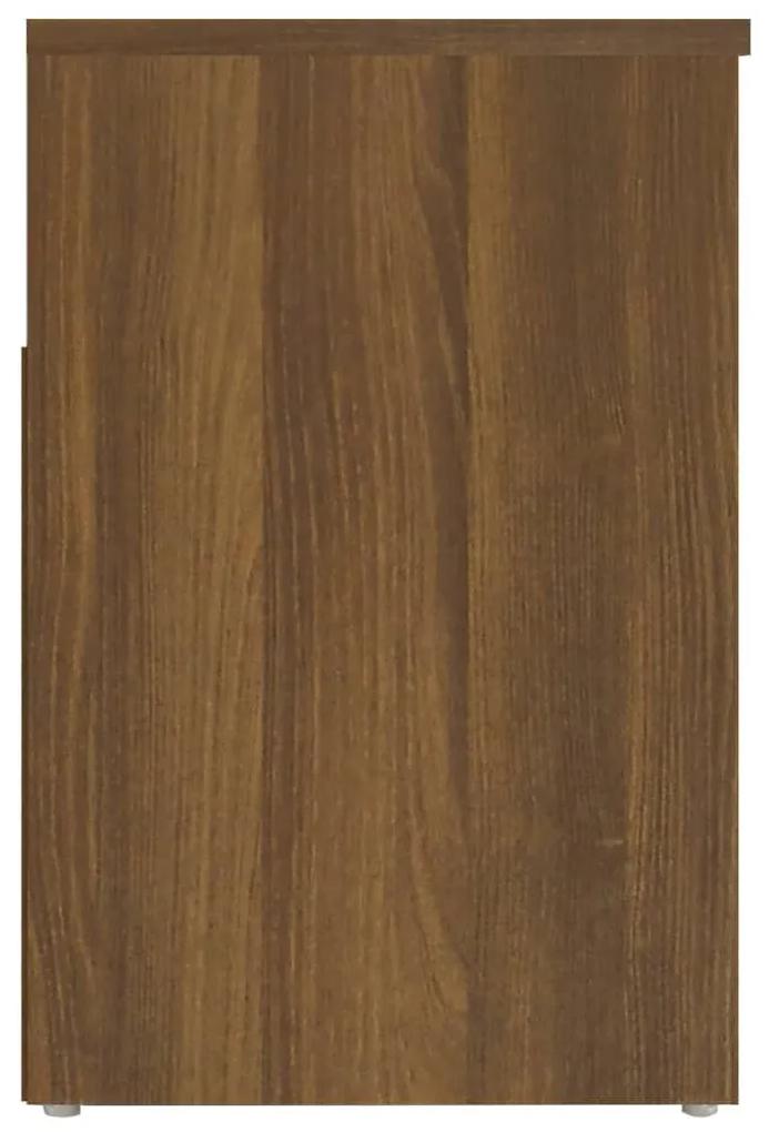 Banca pentru pantofi stejar maro 60x30x45 cm lemn prelucrat 1, Stejar brun, 1, Stejar brun