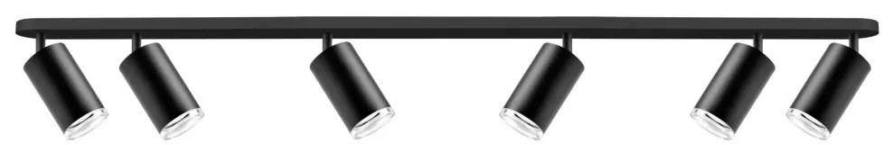 Spot LED RGBW dimabil pentru baie TURYN 6xGU10/6,5W/230V IP44 negru