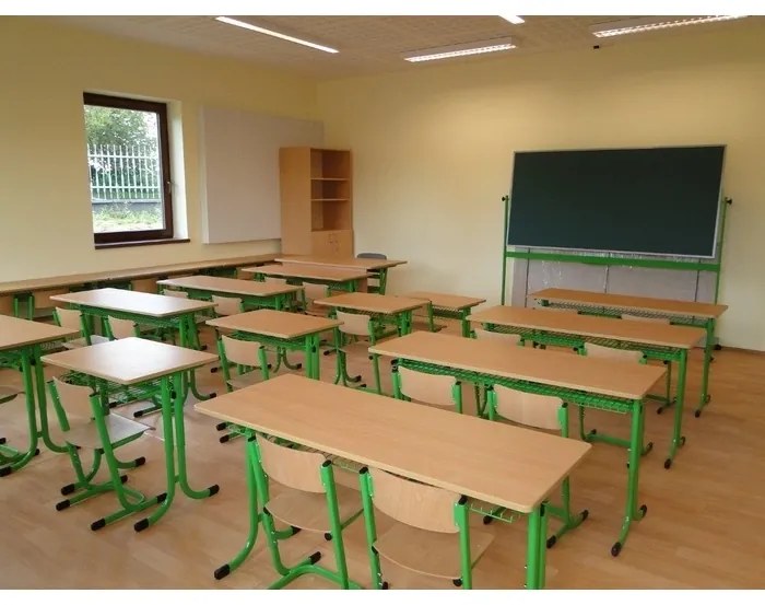 Scaun de scoala Denis, reglabil - marime 2-4, verde deschis - ral 6018