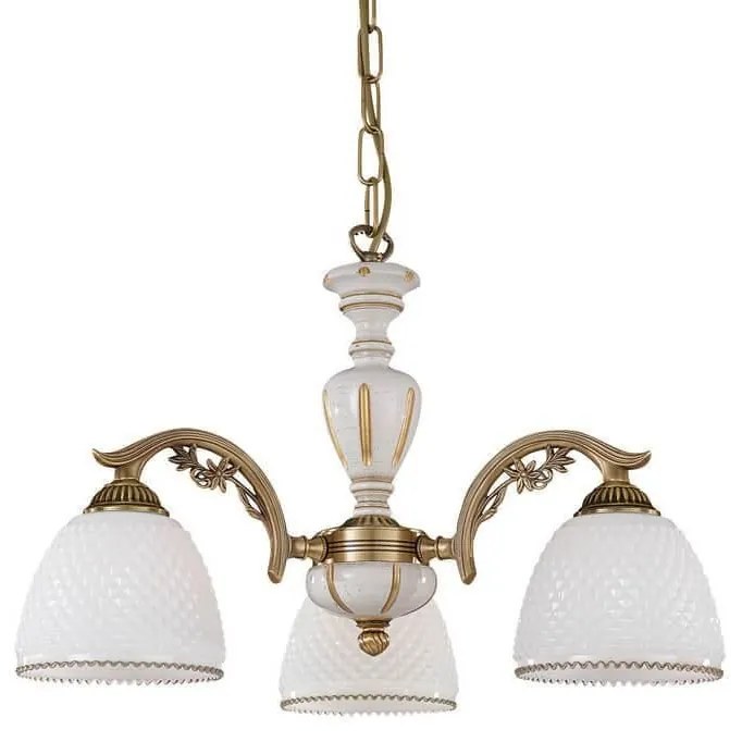 Candelabru din alama cu 3 brate design italian 8606
