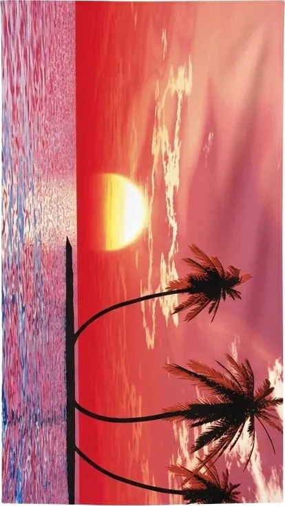 Prosop de plaja XXL cu uscare rapida SERENA colorat 150 x 210 cm, 100% microfibra