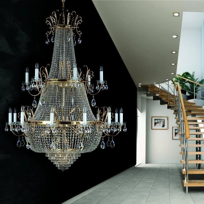 Lustra imperial Cristal Bohemia Exclusive diametru 130cm Virginie CE