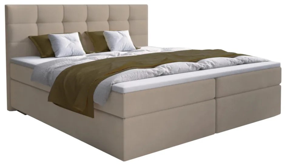 Expedo Pat tapitat boxspring GLOSE, 180x200, sawana 24 + topper