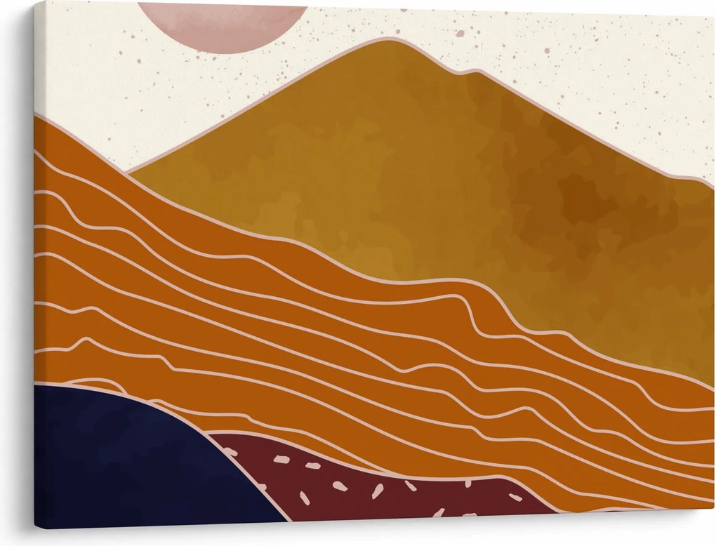 Tablou - Muntele de design Spacefrog N⁰1 (70x50 cm)
