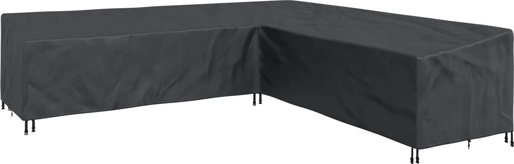 vidaXL Husă pentru mobilă Negru 325 x 325 x 80 cm Material Oxford 420D