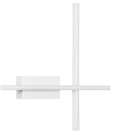 Aplica de perete LED design modern QUAM alb