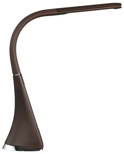 Solight WO46-H - LED lampa de masa dimmabila cu display LED/6W/230V maro