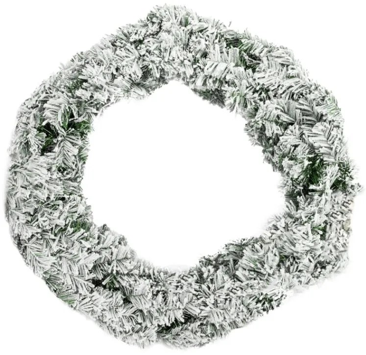 Božićni vijenac 45cm Snowy