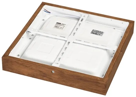 Plafonieră LED dimabilă Brilagi WOODY FRAME LED/24W/230V stejar 30x30 cm IP44 + telecomandă