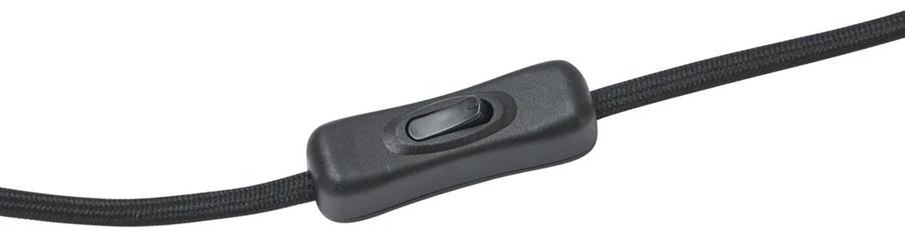 Lampă de masă retro albastră cu alb - Knob