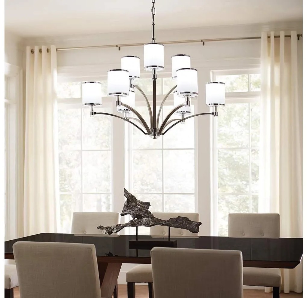 Lustră pe lanț PROSPECT Feiss FE-PROSPECT-PARK9 PARK 9xE27/60W/230V