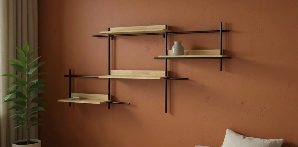 OFERTA Polita de perete din metal SQUARE 114x50 cm calitatea II